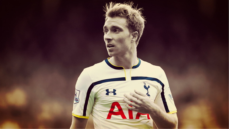 waist up, sports uniform, looking, confidence, competitive sport, athlete, sportsman, portrait, christian eriksen tottenham hotspur tottenham coys, sports clothing