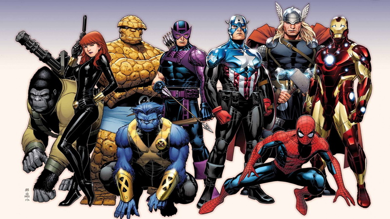 heros, cartoons, 1080P, marvel, fighters, characters