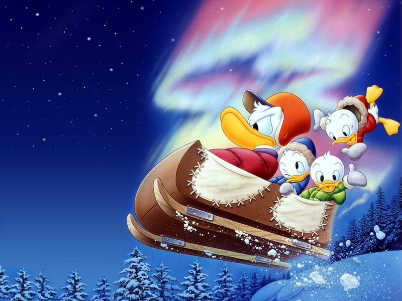 louie, x, hd, christmas, Disney Company, animals, ducks, 720P, huey, donald, company, duck, disney, art, Cartoons, dewey