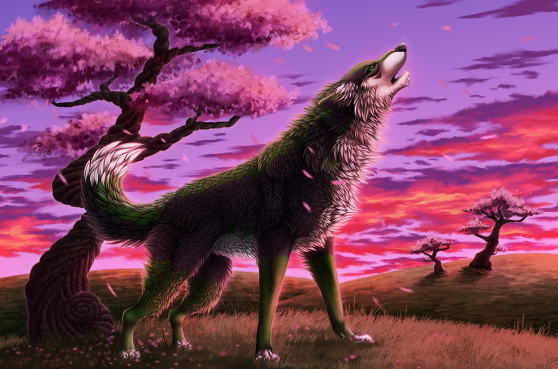 outdoors, growth, cloud - sky, animal wildlife, brown, pink color, tree, plant, sky, no people, 2K, Sakura, field, animal, purple, beauty in nature, mammal