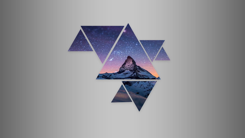gray background, pyramid shape, 2K, no people, gray, paper, indoors, origami, blue, triangle shape, sunset, abstract, design, nature, architecture, star shape