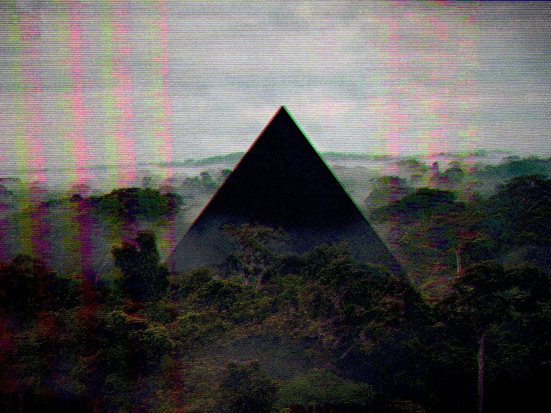 day, geometric shape, tree, sky, design, art and craft, plant, outdoors, triangle shape, pyramid, beauty in nature, built structure, architecture, pyramid shape