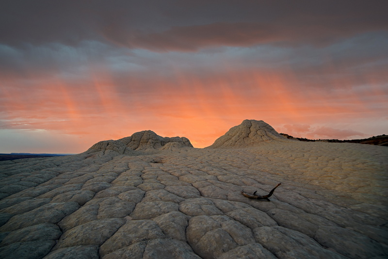 Desert Solitaire, dry, White, beauty In Nature, Nikon D800E, sky, Virga, rays, sunset, dessert, Arizona, sand, Pocket, scenics, cloudy, field, nature, rock - Object