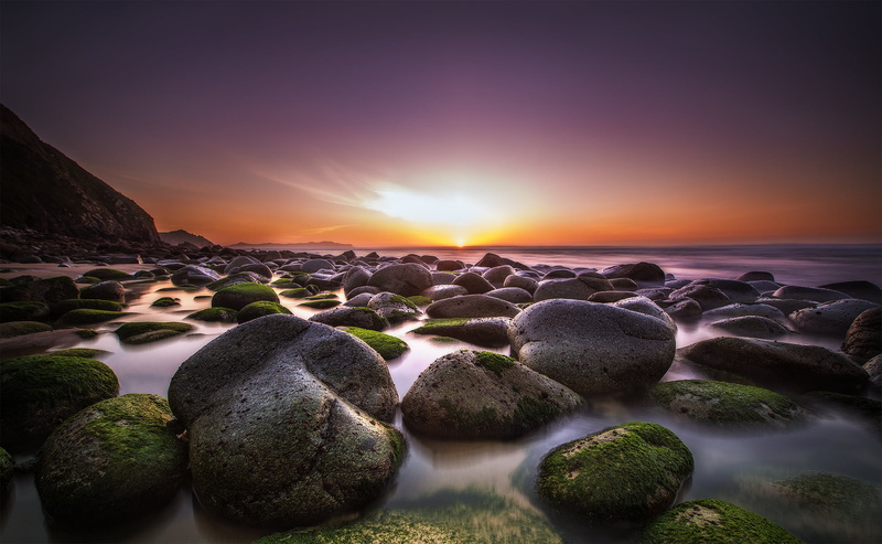 rock formation, playas, hitch, landscape, nikon d800e, green rock, seascape, green, de, travel, 1080P, formation, rock, gray, beach, galicia, sistem
