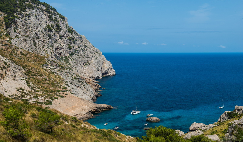 nikon, plant, land, mountains, idyllic, no people, horizon, boats, horizon over water, beauty in nature, bay, scenics - nature, blue sea, non-urban scene