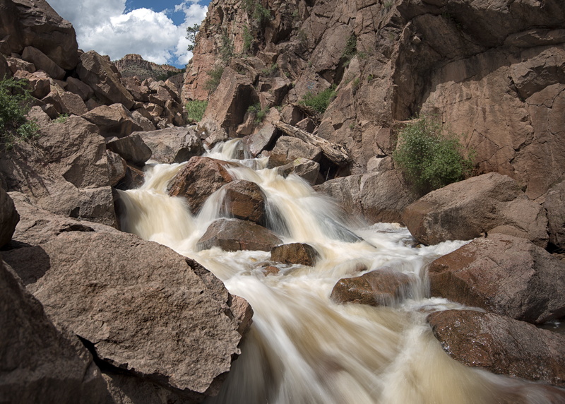rock formation, photo, outdoors, mountain, stream, brown, Nikon D800E, river, nature, formation, scenics, landscape, waterfalls, Gilman, Tunnels, Jemez Mountains