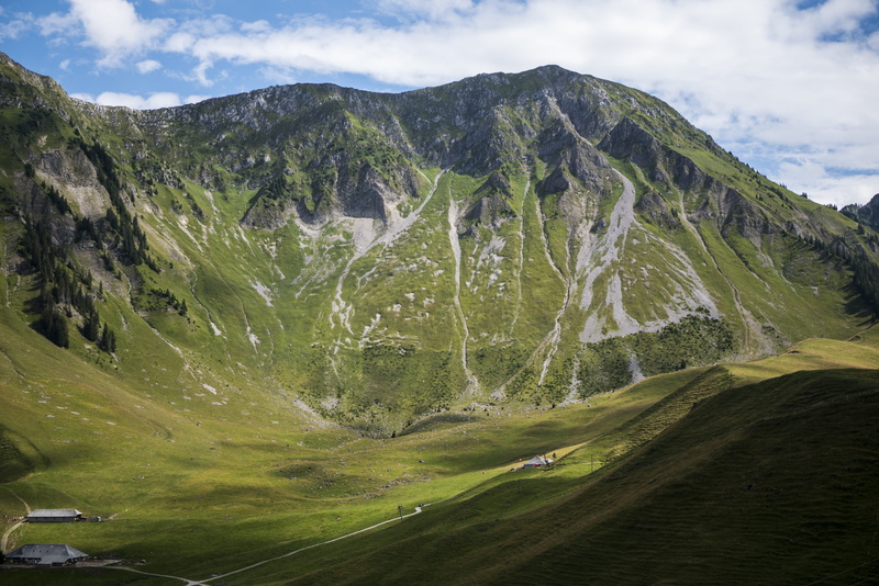 tranquil scene, green, day, schwarzsee, mountain range, 4K, cloud - sky, landscape, beauty in nature, daytime, idyllic, remote, plant, environment, mountain road