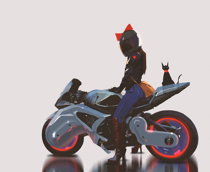 digital art, illustration, artwork, Atey Ghailan, 1080P