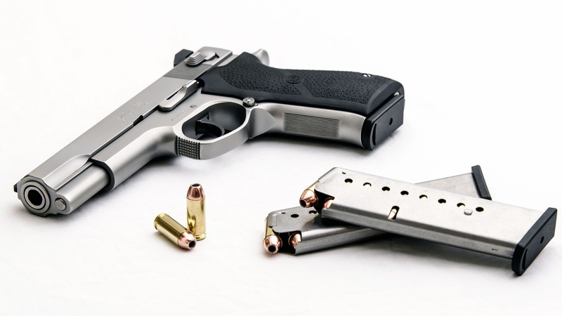 Smith and Wesson Model 1006, 2K, Smith and Wesson, gun, pistol