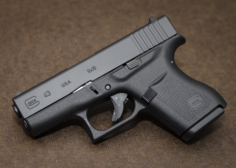 self-loading, Austrian, Glock 43, gun, 4K, weapons