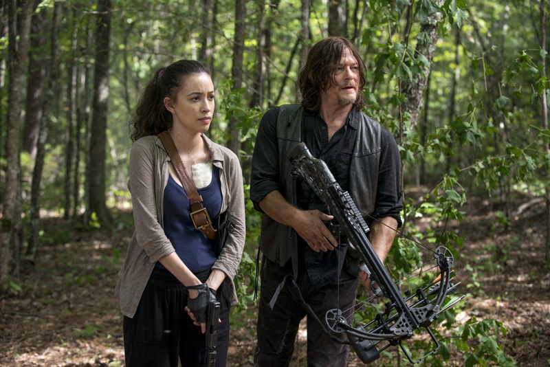 Daryl Dixon, The Walking Dead, Rosita Espinosa, TV Show, 1080P, Norman Reedus, Christian Serratos