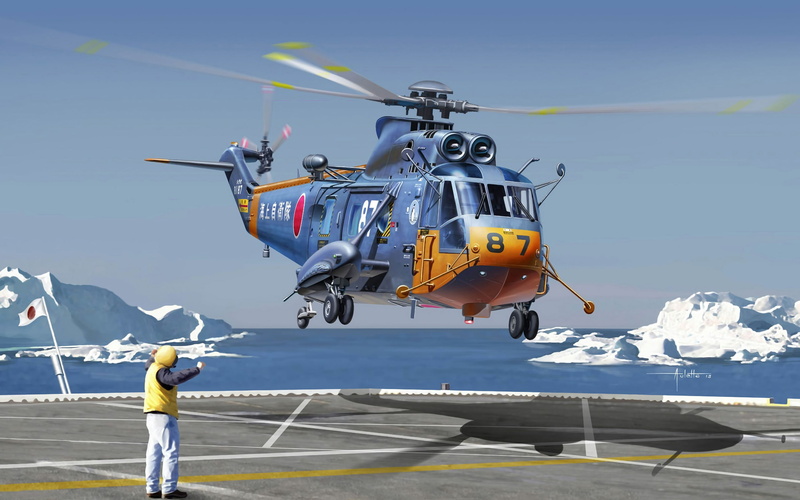 antarctica, artist, service, 2K, transfer, art, multipurpose, military, Sikorsky, transport, purpose, landing, Vincenzo Auletta., USA, Sea King, goods