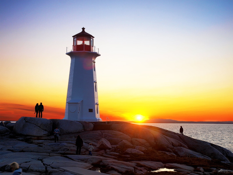 last, sky, cabot, tourism, dex, peggys cove, outdoors, near, 1080P, rock - Object, halifax  nova scotia, water, nature, sea, sunset, coastline, rays, atlantic  ocean