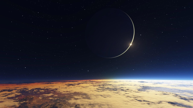  planet earth, scenics - nature, planet - space, eclipse, star - space, sky, digital composite, satellite view, no people, beautiful, sphere