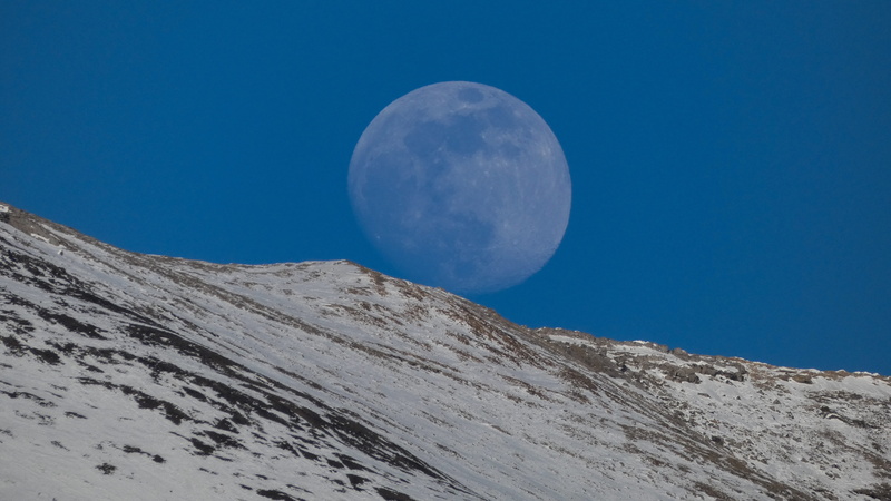 mountain peak, background, space, canmore, grotto mountain, landscape, full moon, supermoon, mountain, sky, snowcapped mountain, beauty in nature, outdoors
