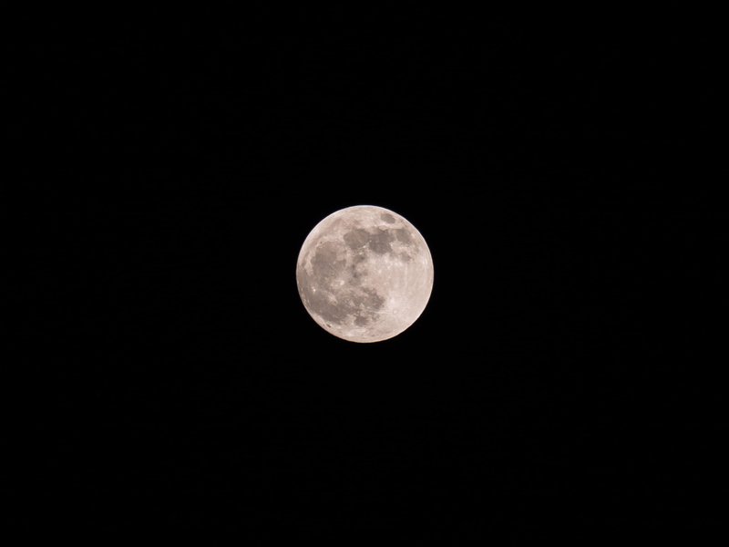 idyllic, nature, no people, geometric shape, full moon, scenics - nature, 2K, copy space, shape, nebula, moon, tranquil scene, circle, fullmoon, low angle view