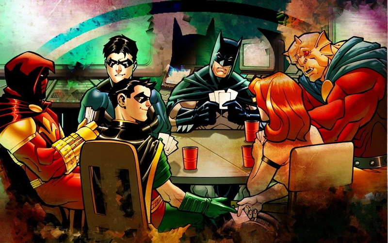 DC Comics, Red Hood, 720P, Robin (DC Comics), Comics, Justice League, Card Game, Batman, Etrigan the Demon, Nightwing