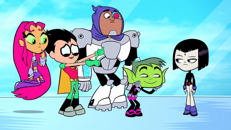 positive emotion, happiness, indoors, females, Beast Boy, food, fun, 720P, people, women, nature, smiling, real people, communication, men, Starfire (DC Comics)