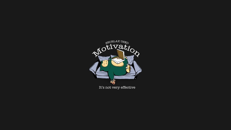 print, 1920x1080, 1080P, motivation, snorlax, pokemon, funny