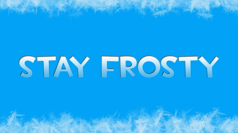 stay, 1080P, simple, blue, frosty, text, phrase, ice
