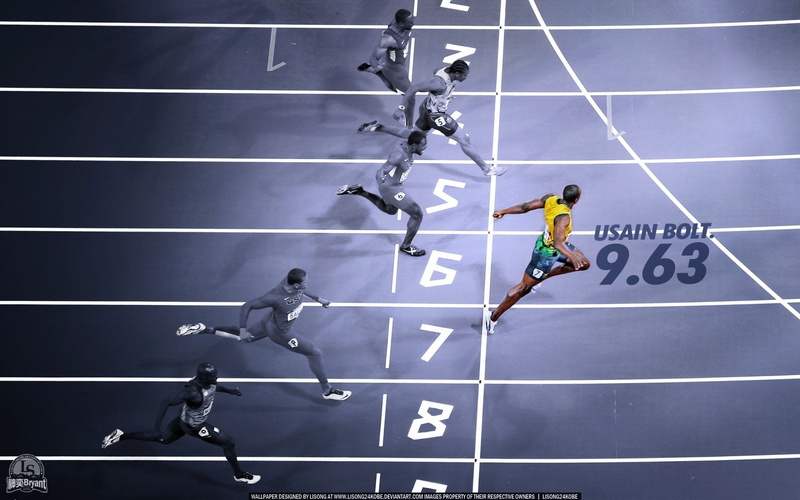 Athletics, track and field, communication, Usain Bolt, 1080P, determination, full length, athlete, sportsman, effort, rivalry, cooperation, men, people