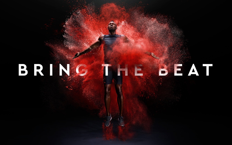 studio shot, black background, young adult, bring, sign, full length, text, red, men, aggression, standing, motion, fashion, people, communication, bolt