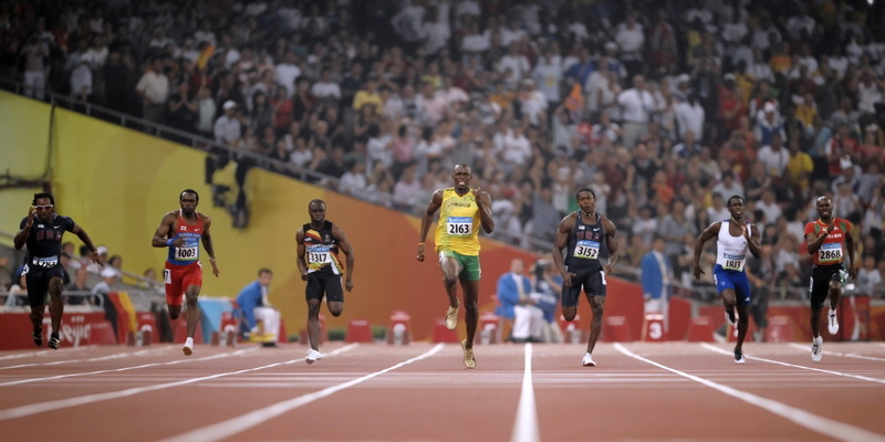 Athletics, sports clothing, competition, running track, sportsman, sports race, mens track, competitive sport, stadium, running, group of people, men, determination