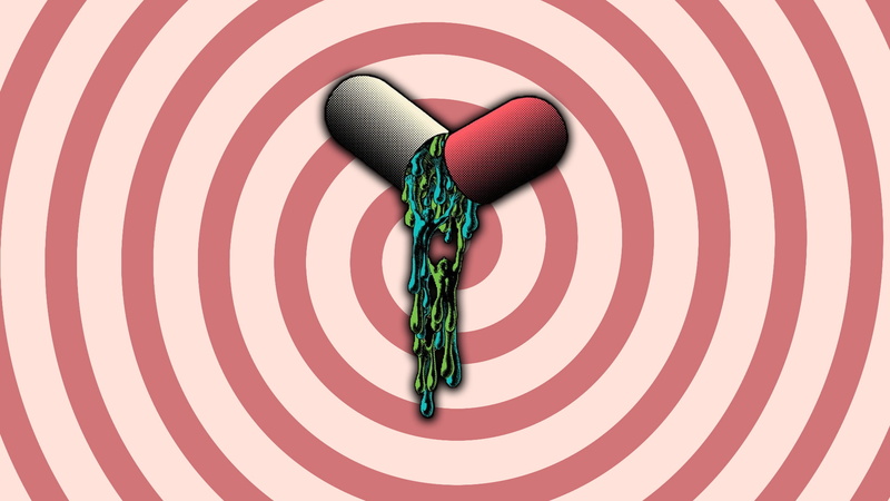 spiral, pills, drugs, 1080P