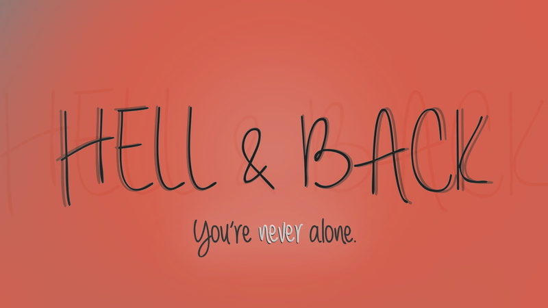 hell, back, quote, emotion, positive emotion, copy space, single word, love, arts culture and entertainment, communication, colored background, 1080P