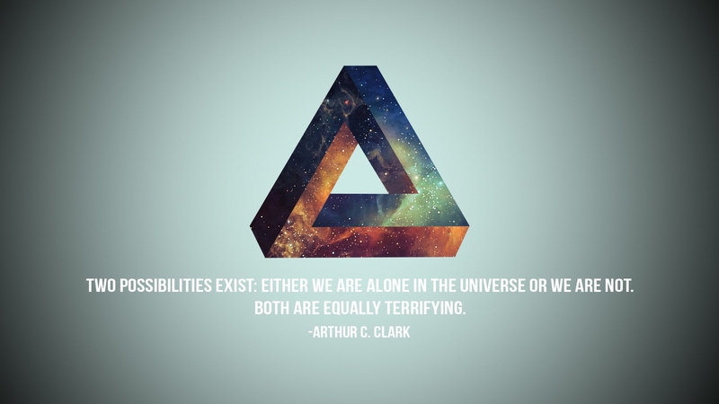 1080P, Penrose triangle, triangle, optical illusion, typo, quote