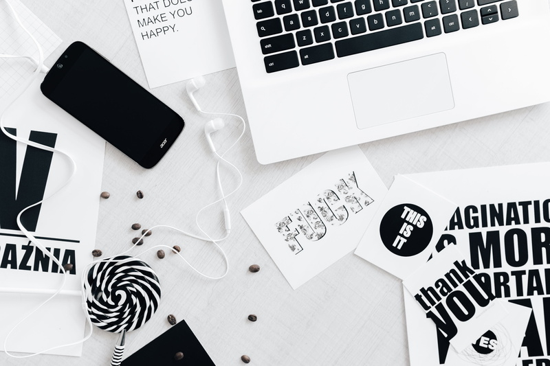 4K, flatlay, high angle view, laptop, words, portable information device, sentences, indoors, connection, typography, monochrome, smart phone, letters