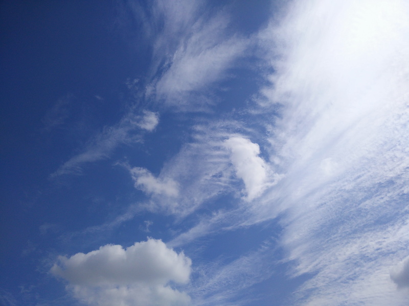 no people, said, white color, low angle view, weather, Color, wispy, Sky, idyllic, scenics - nature, beauty in nature, Lantian, cloudscape, tranquility