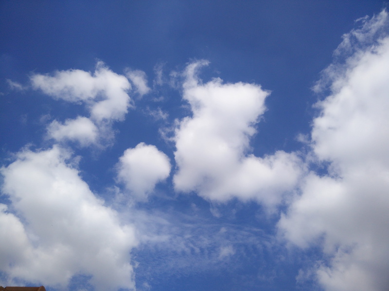 backgrounds, tranquility, heaven, white color, nature, cloudscape, stratosphere, 4K, beauty in nature, cloud - Sky, full frame, scenics - nature, tranquil scene