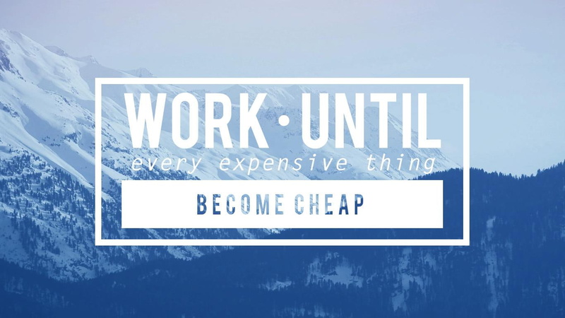 motivational, background, simple background, simple, 720P, become, cheap, work, typography, landscape, 1366x768