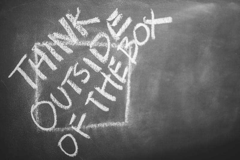 sentence, handwritten, think, quote, innovation, positive emotion, no people, western script, outside, copy space, vision, language, message, single word