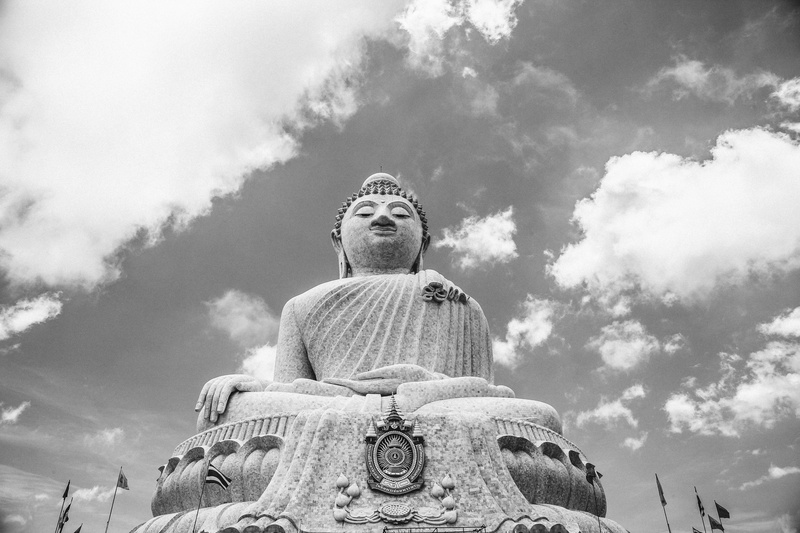 germany, artwork, cloud - sky, europe, male, city, religion, spirituality, adult, built structure, art and craft, world, monochrome, black, the past, cloudy