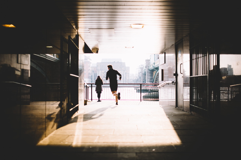 two people, sun, lifestyles, women, flooring, City, walking, outdoors, ceiling, street, indoors, architecture, men, direction, adult, business, footpath