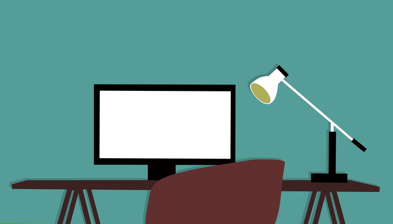flat, day, social, icon, shape, forum, person, concept, liquid-crystal display, design, follower, sign, seat, backgrounds, mail, typing, laptop, video
