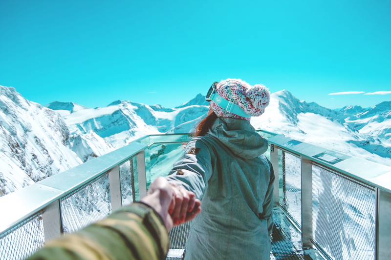 mountain range, ice, leisure, positive emotion, young adult, fun, trip, resort, recreation, together, snowcapped mountain, people, water, leisure activity