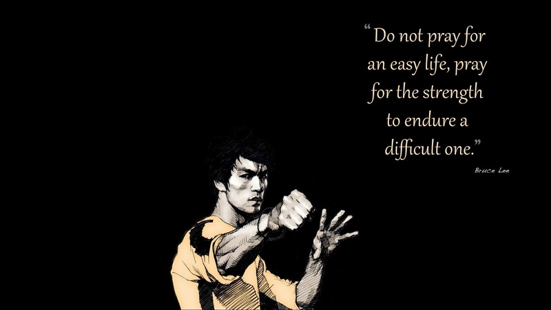 motivational, Bruce Lee, warm clothing, communication, one person, copy space, black, quote, young adult, young men, text, waist up, front view, yellow