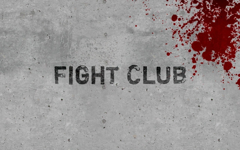 aggression, 1080P, capital letter, grunge, fight, club, textured, western script, architecture, text, wall, concrete, full frame, movies, Fight Club, built structure