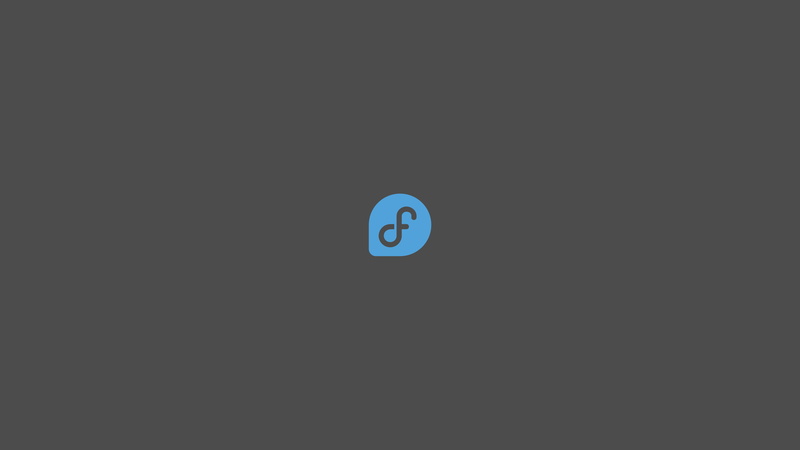gray background, simple background, minimalism, unixporn, logo, Fedora, Linux, Unix, Red Hat, 4K