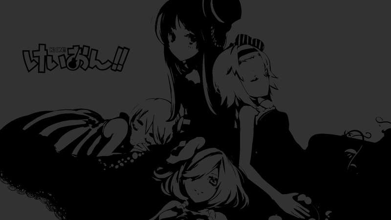 1080P, silhouette, communication, one person, women, Akiyama Mio, art and craft, male likeness, graffiti, representation, night, Dont Say Lazy, anime