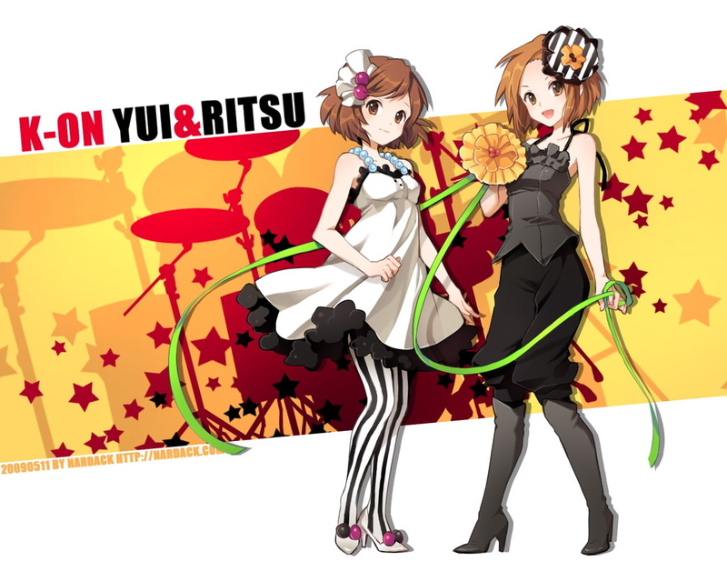 red, 720P, women, front view, full length, fashion, females, togetherness, K-ON!, Tainaka Ritsu, Dont Say Lazy, adult, anime, people, celebration, Hirasawa Yui