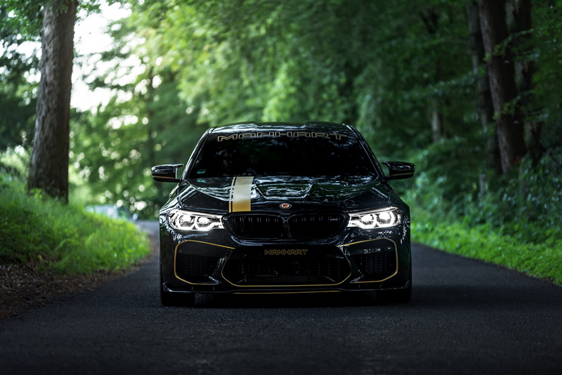 V8, Manhart, Biturbo, 2018, forest road, MH5 700, M5, 723 HP, BMW, 5K, F90, 4.4 L.