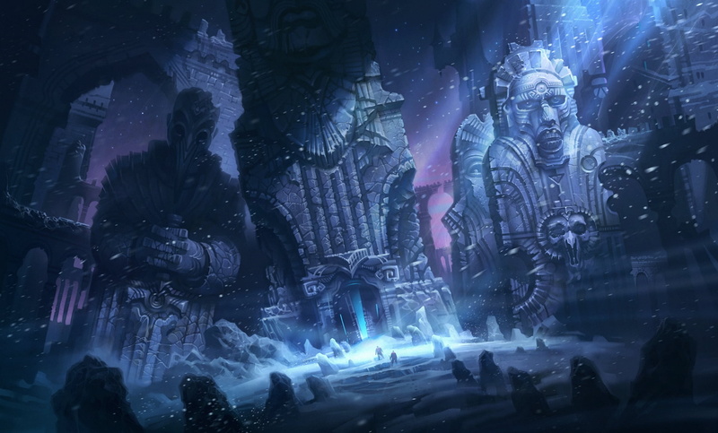 backgrounds, travel, no people, Mountains Of Madness, imagination, motion, alien, ruins, light - Natural Phenomenon, game, technology, HP Lovecraft, fantasy