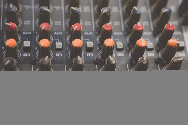 selective focus, birthday party, mixer, technology, indoors, audio, buttons, recording, computer, computer key, close-up, volume, 5K, podcasts, red, in a row