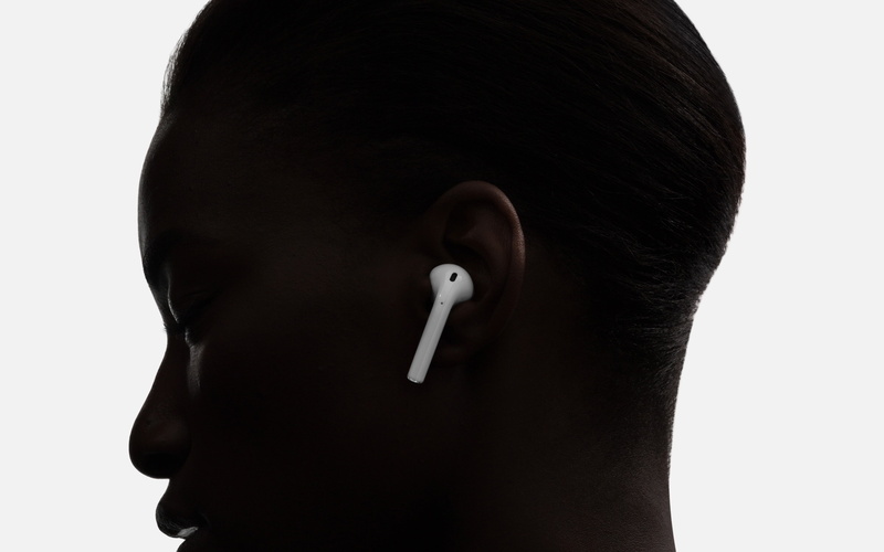 studio shot, dark, white background, human body part, healthcare and medicine, standing, art, 4K, people, communication, representation, close-up, airpod