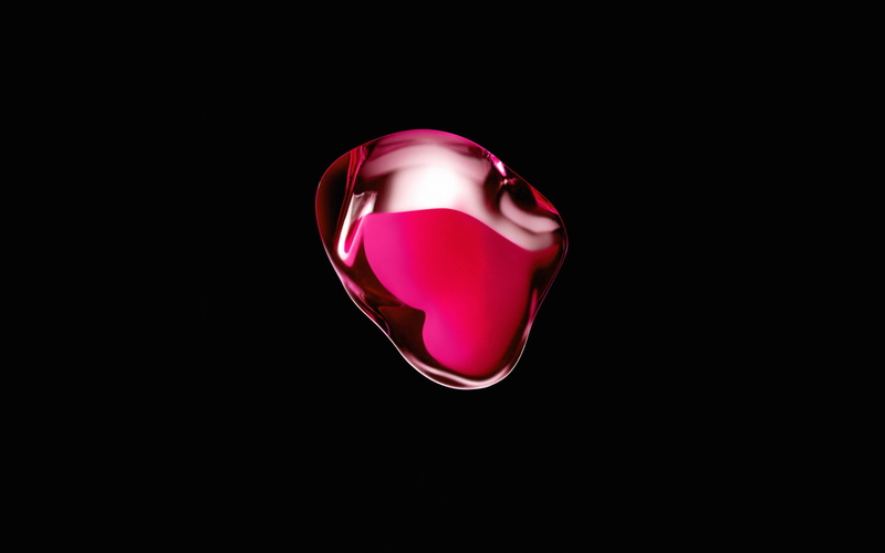 candle, 4K, glowing, iphone7, balloon, red, single object, shape, pink color, illuminated, copy space, black background, design, illustration, reflection