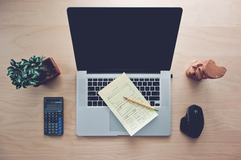 5K, wireless, wooden, potted plant, table, connection, angle, calculator, indoors, statue, computer, laptop, indoor, setup, high, communication, houseplant